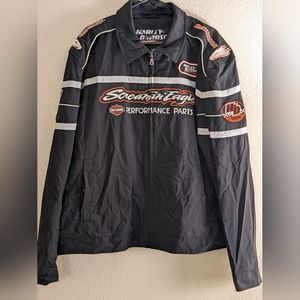 Authentic Men’s Harley Davidson Performance Parts Riding Jacket L Black